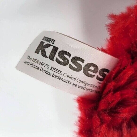 2/$15 Hersheys Kisses Red Plush Teddy Bear 7" Cuddly Stuffed Toy Collectible - Picture 9 of 10